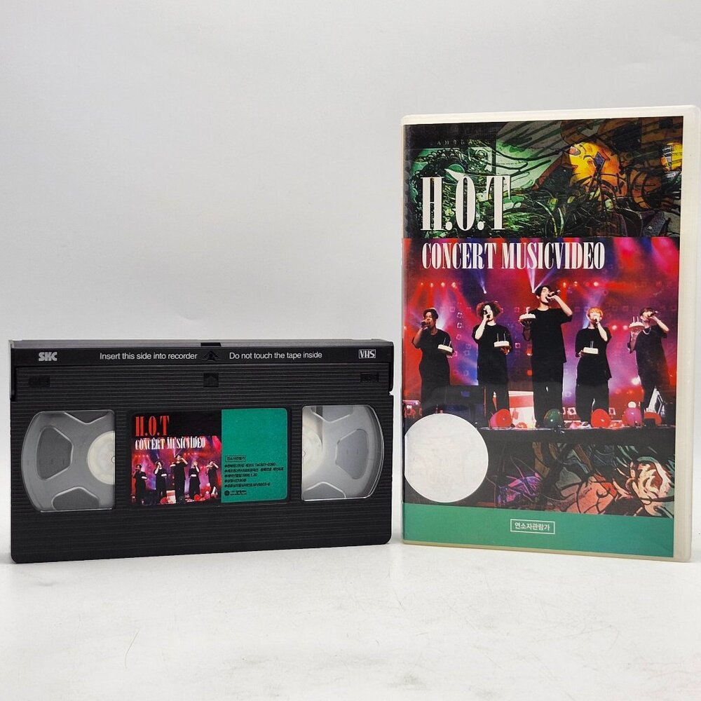 HOT H.O.T Concert Music Video VHS Tape 1998 K-Pop Collectors Item